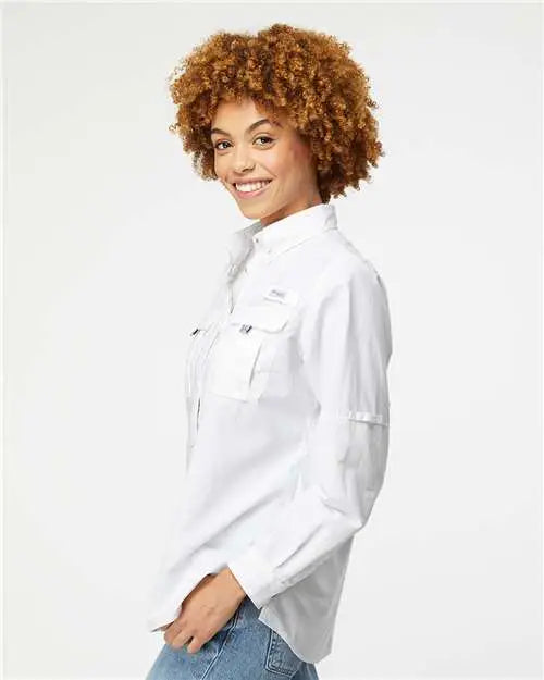 Columbia 212474 Women’s Pfg Bahama™ Shirt - White