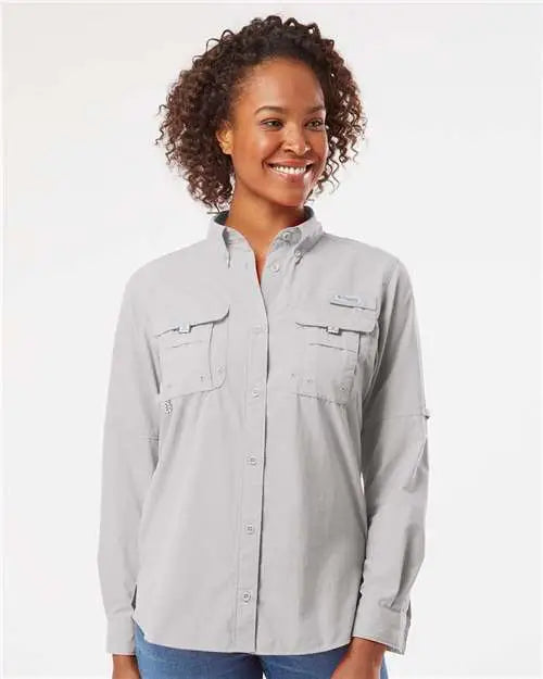 Columbia 212474 Women’s Pfg Bahamaâ„¢ Shirt - Cool Grey