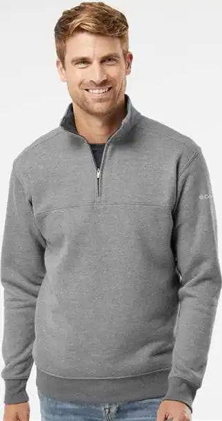 Columbia 212475 Hart Mountain Ii Half Zip Pullover - Charcoal Heather