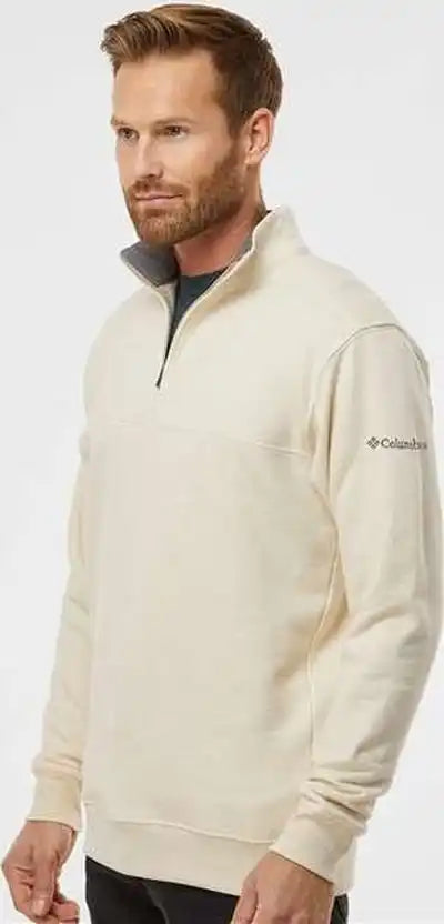Columbia 212475 Hart Mountain Ii Half Zip Pullover Oatmeal Heather