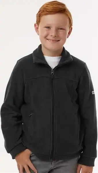 Columbia 212479 Youth Steens Mountain Ii Fleece Full Zip Jacket Black