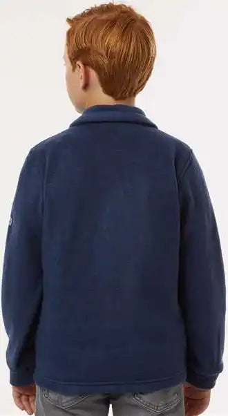 Columbia 212479 Youth Steens Mountain Ii Fleece Full Zip Jacket Collegiate Navy