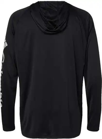 Columbia 212482 Pfg Terminal Tackle Hooded Long Sleeve t Shirt Black Cool Gray
