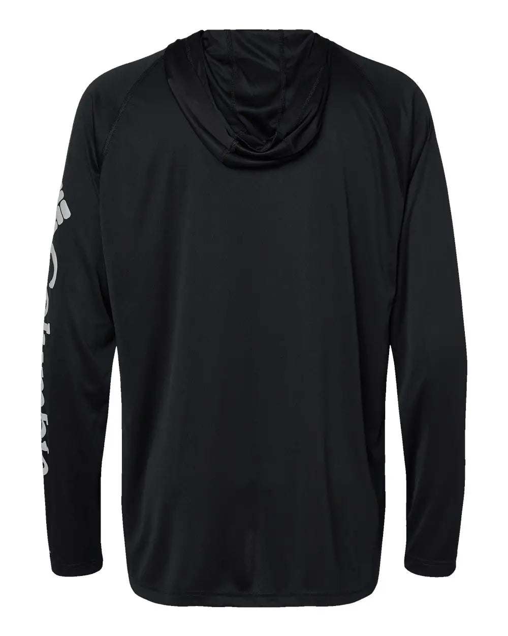 Columbia 212482 Pfg Terminal Tackle™ Hooded Long Sleeve T-shirt - Black Cool Grey