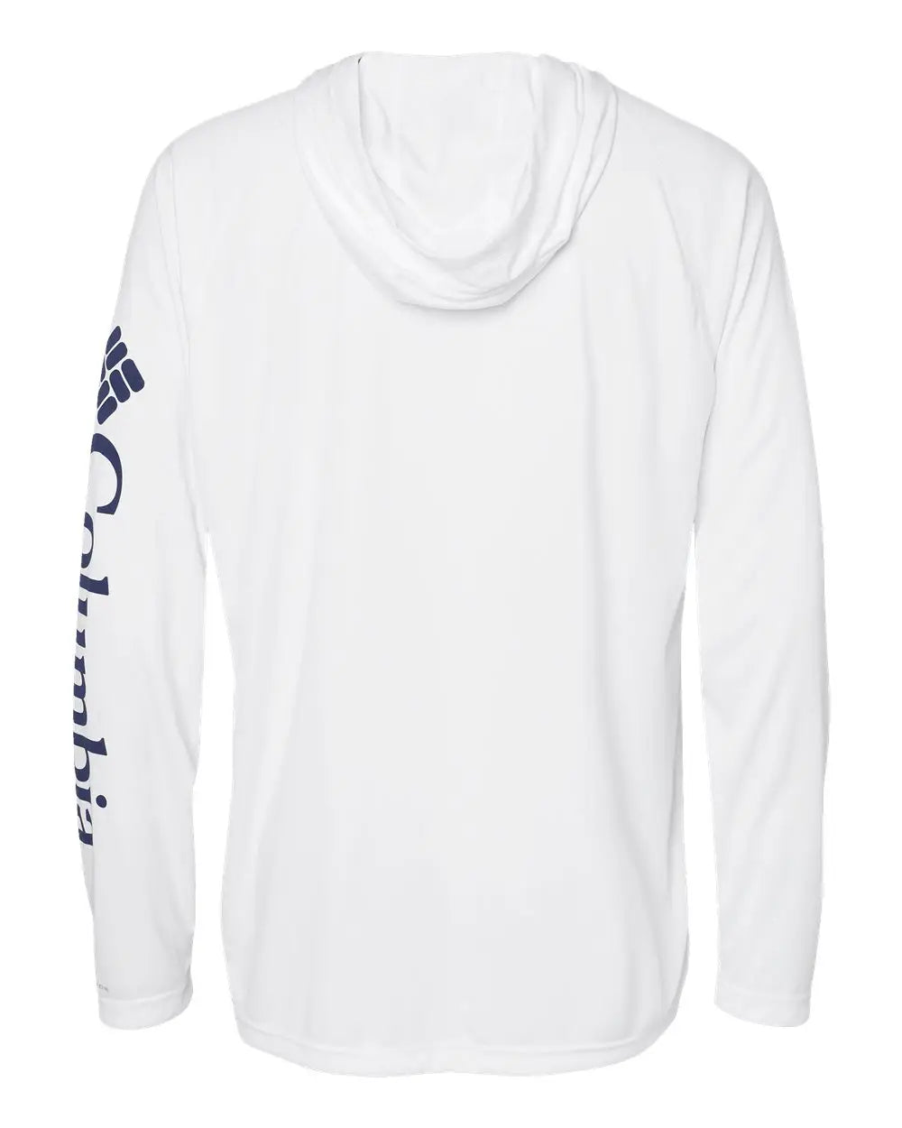Columbia 212482 Pfg Terminal Tackleâ„¢ Hooded Long Sleeve T-shirt - White Nightshade