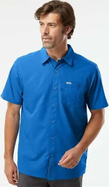 Columbia 212484 Pfg Slack Tide Camp Shirt - Vivid Blue