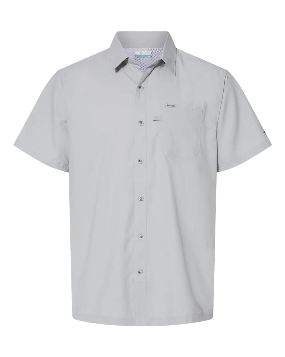Columbia 212484 Pfg Slack Tideâ„¢ Camp Shirt - Cool Grey