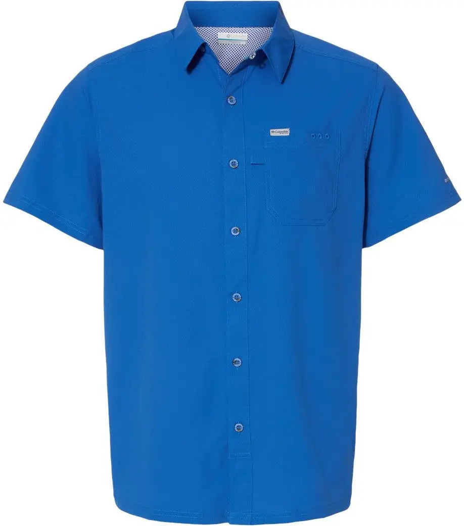 Columbia 212484 Pfg Slack Tideâ„¢ Camp Shirt - Vivid Blue