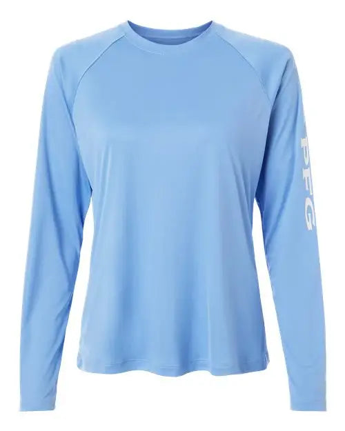 Columbia 212485 Women’s Pfg Tidal Tee™ Ii Long Sleeve - White Cap