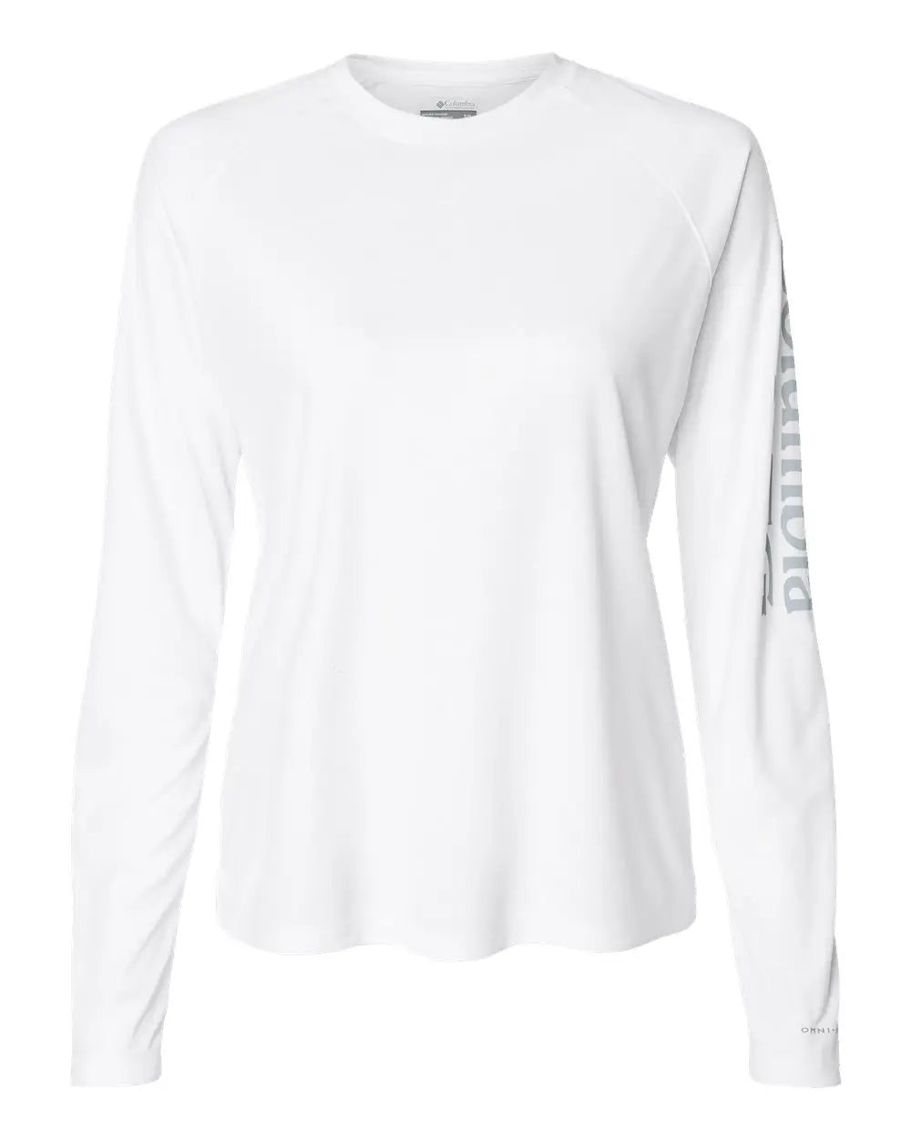 Columbia 212485 Women’s Pfg Tidal Teeâ„¢ Ii Long Sleeve - White Cirrus Grey