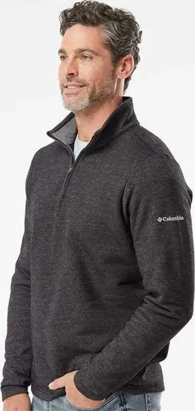 Columbia 212487 Great Hart Mountain Iii Half-zip Pullover - Black Heather