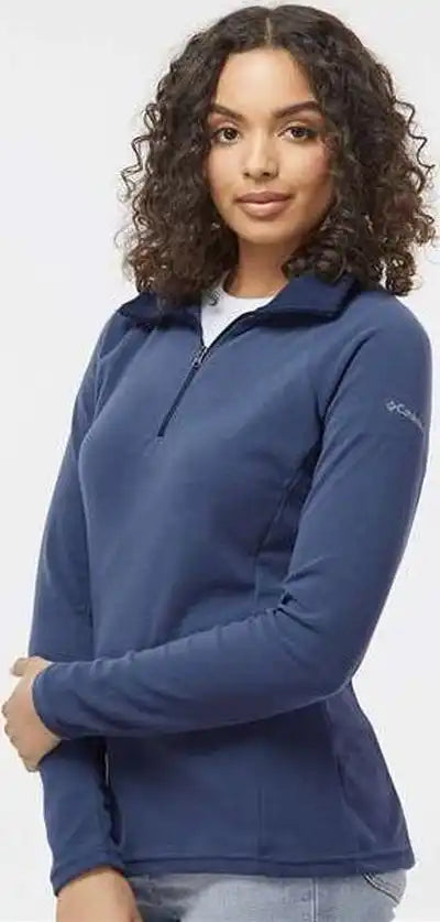 Columbia 212495 Women’s Glacial Iv Quarter Fleece Pullover Nocturnal