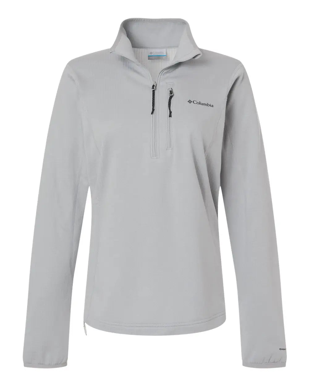 Columbia 213624 Women’s Essential Hike Grid Fleece Half-zip Pullover - Gray - Gray/ / Ladies Xs