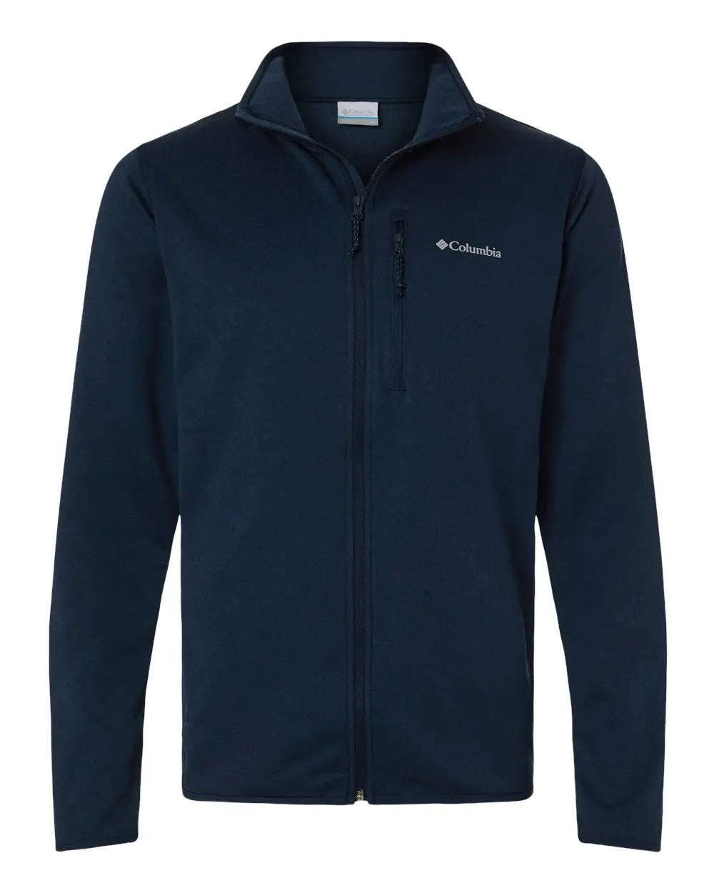 Columbia 213684 Men’s Essential Hike Grid Fleece Full-zip - Collegiate Navy - Adult Xs