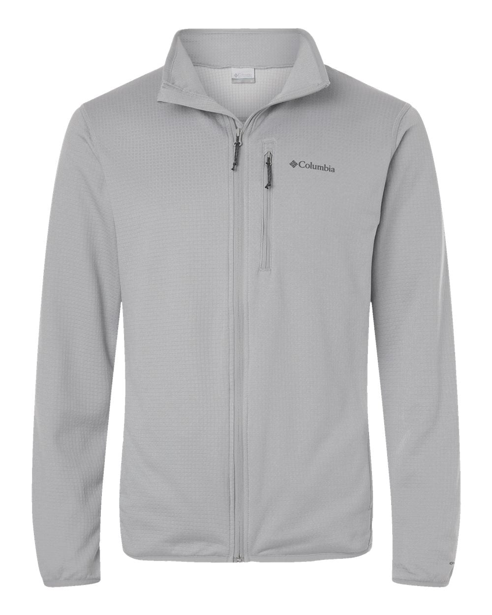 Columbia 213684 Men’s Essential Hike Grid Fleece Full-zip - Grey