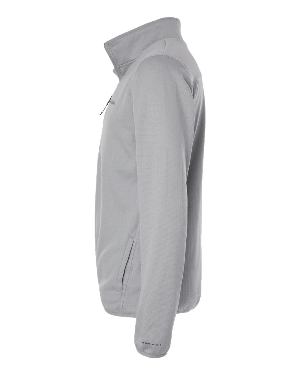 Columbia 213684 Men’s Essential Hike Grid Fleece Full-zip - Grey