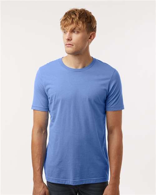 Columbia Blue Combed Cotton T-Shirt - 602