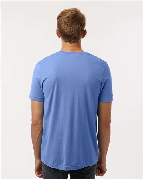 Columbia Blue Combed Cotton T-Shirt - 602