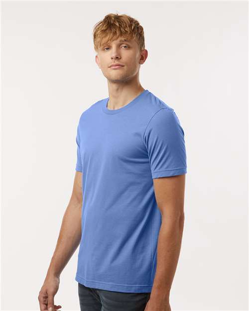 Columbia Blue Combed Cotton T-Shirt - 602