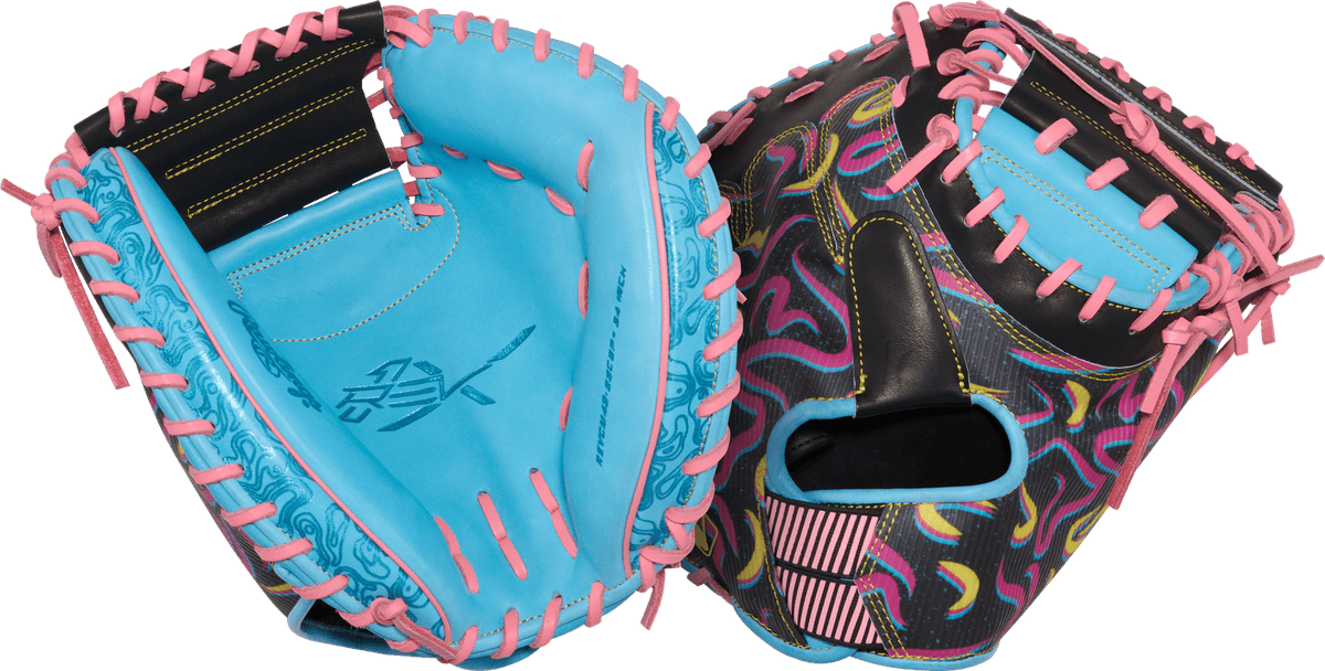 Columbia Blue Rawlings REV1X 34 in Baseball  Glove, Catcher