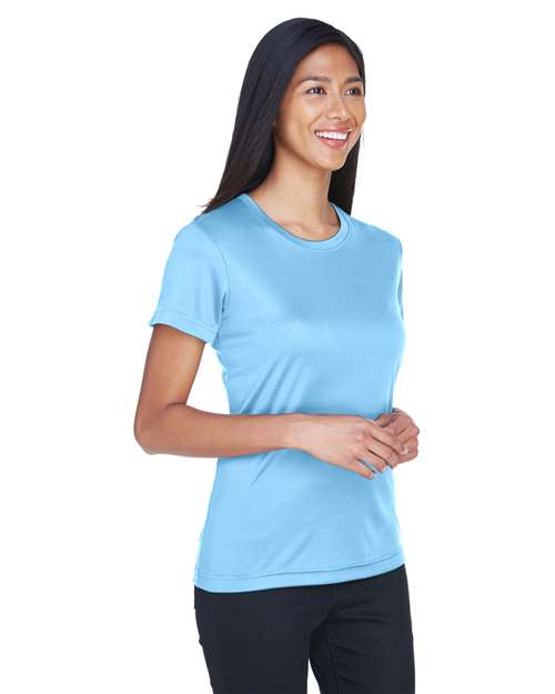 Columbia Blue Women&#39;s Cool and Dry Performance T-Shirt - 8620L