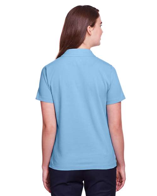 Columbia Blue Women&#39;s Lakeshore Stretch Cotton Performance Polo - UC105W