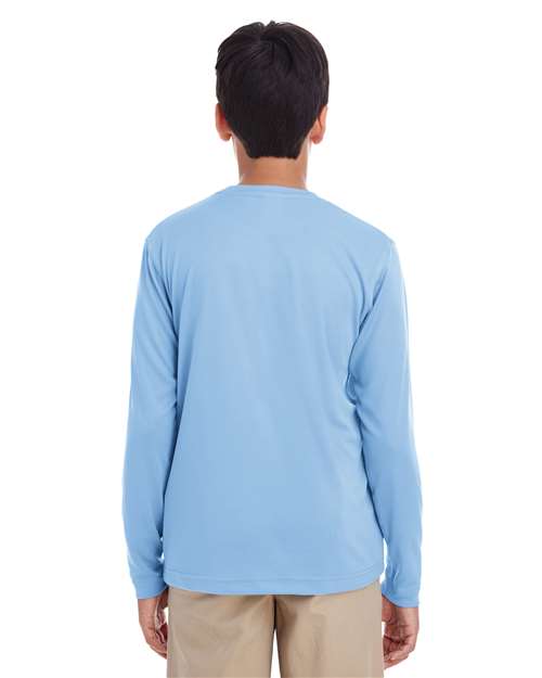 Columbia Blue Youth Cool & Dry Performance Long Sleeve Top - 8622Y