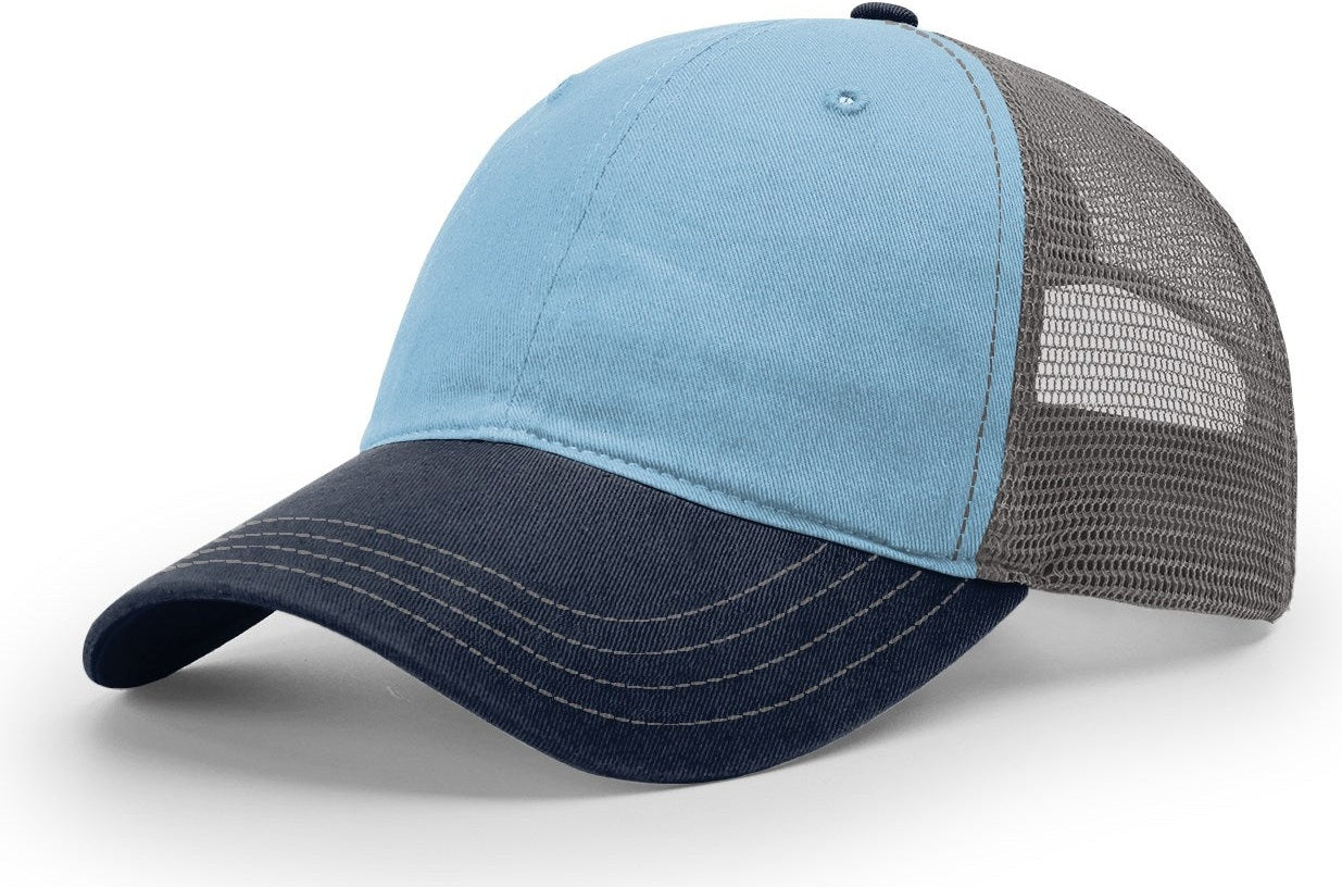 Columbia Blue/Charcoal/Navy Garment Washed Trucker