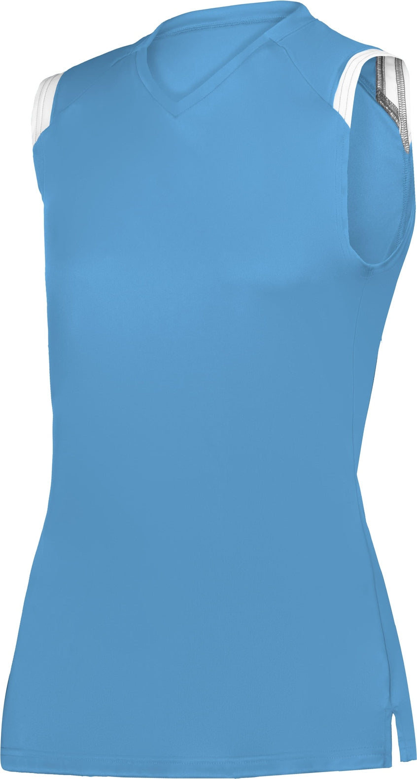 COLUMBIA BLUE/WHITE (BA) ON THE RISE GRLS SLVLSS JSY