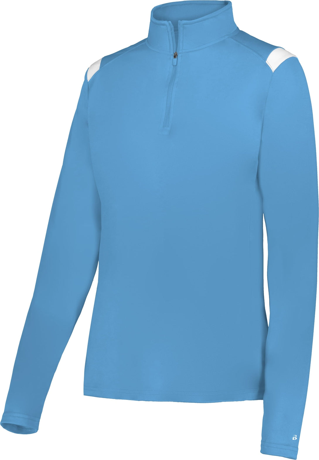 COLUMBIA BLUE/WHITE (BA) ON THE RISE LADIES 1/4 ZIP