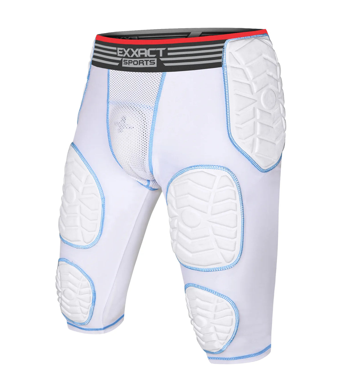 Combat 7 Pads Men’s Football Girdle with Cup Pocket White (adult)