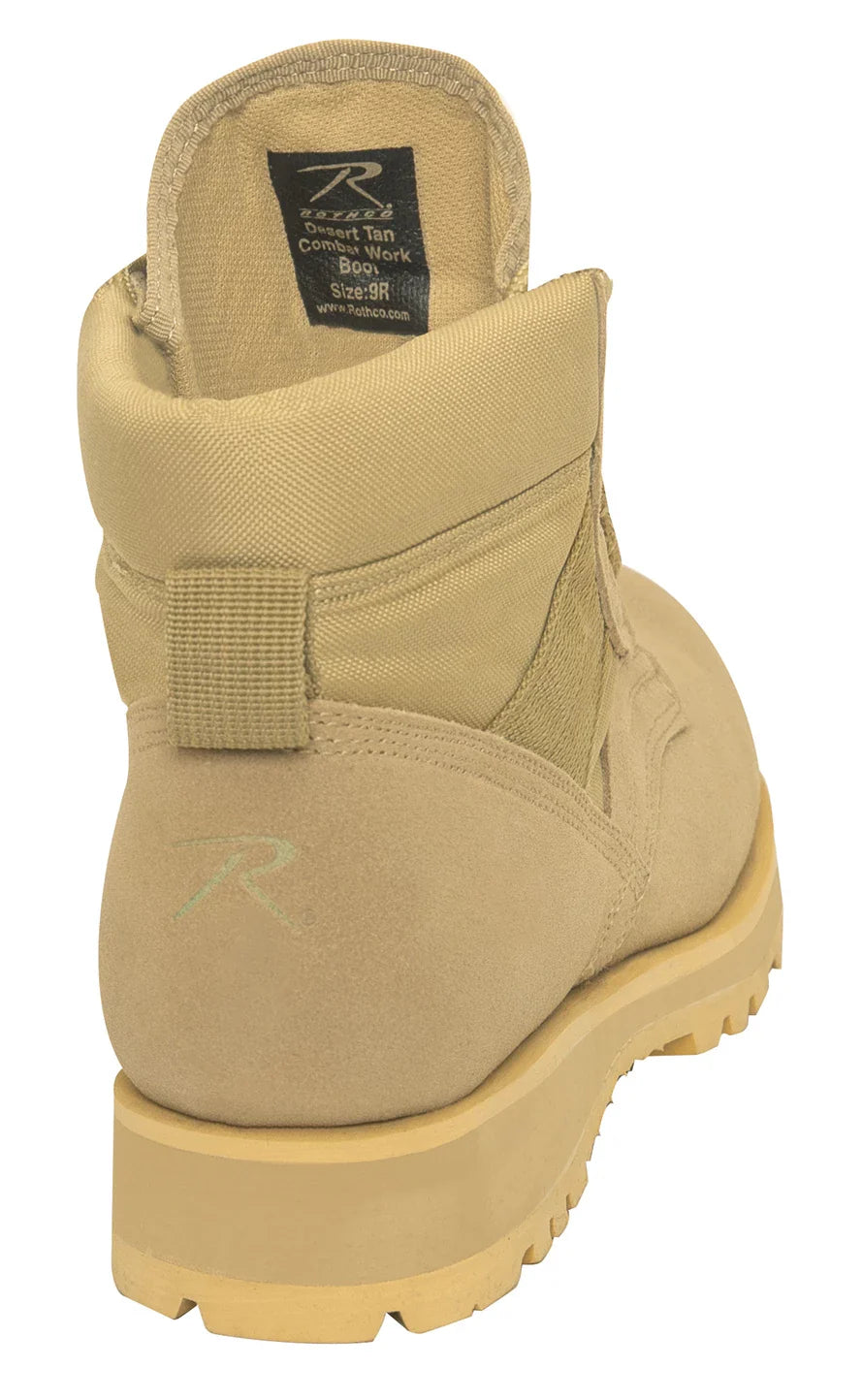 Combat Work Boots - 6 Inch