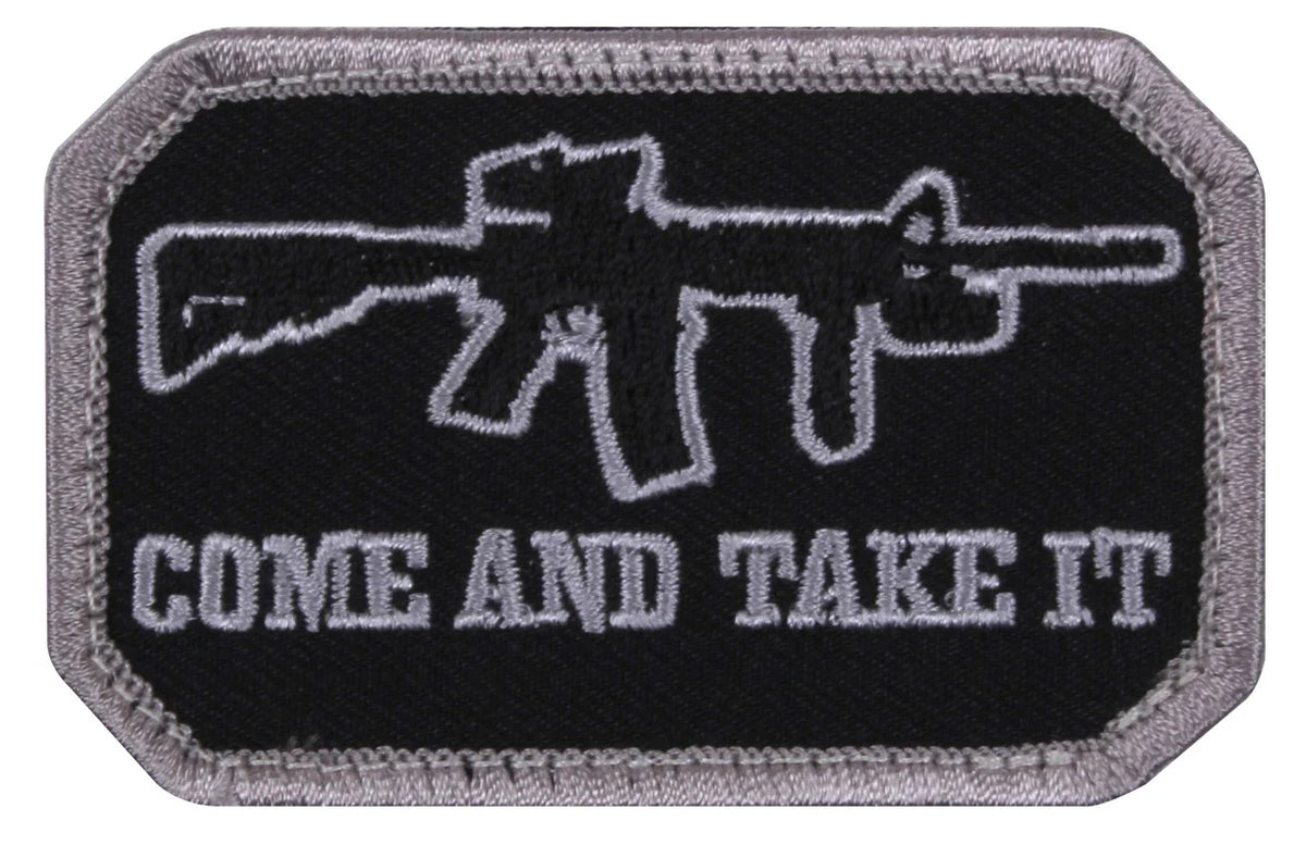 Come and Take it Morale Patch Black