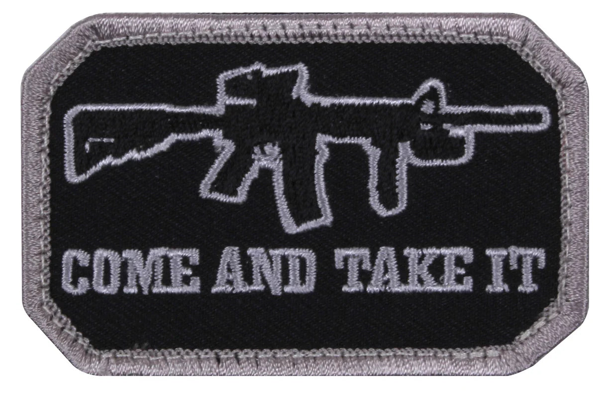 Come and Take it Morale Patch Black