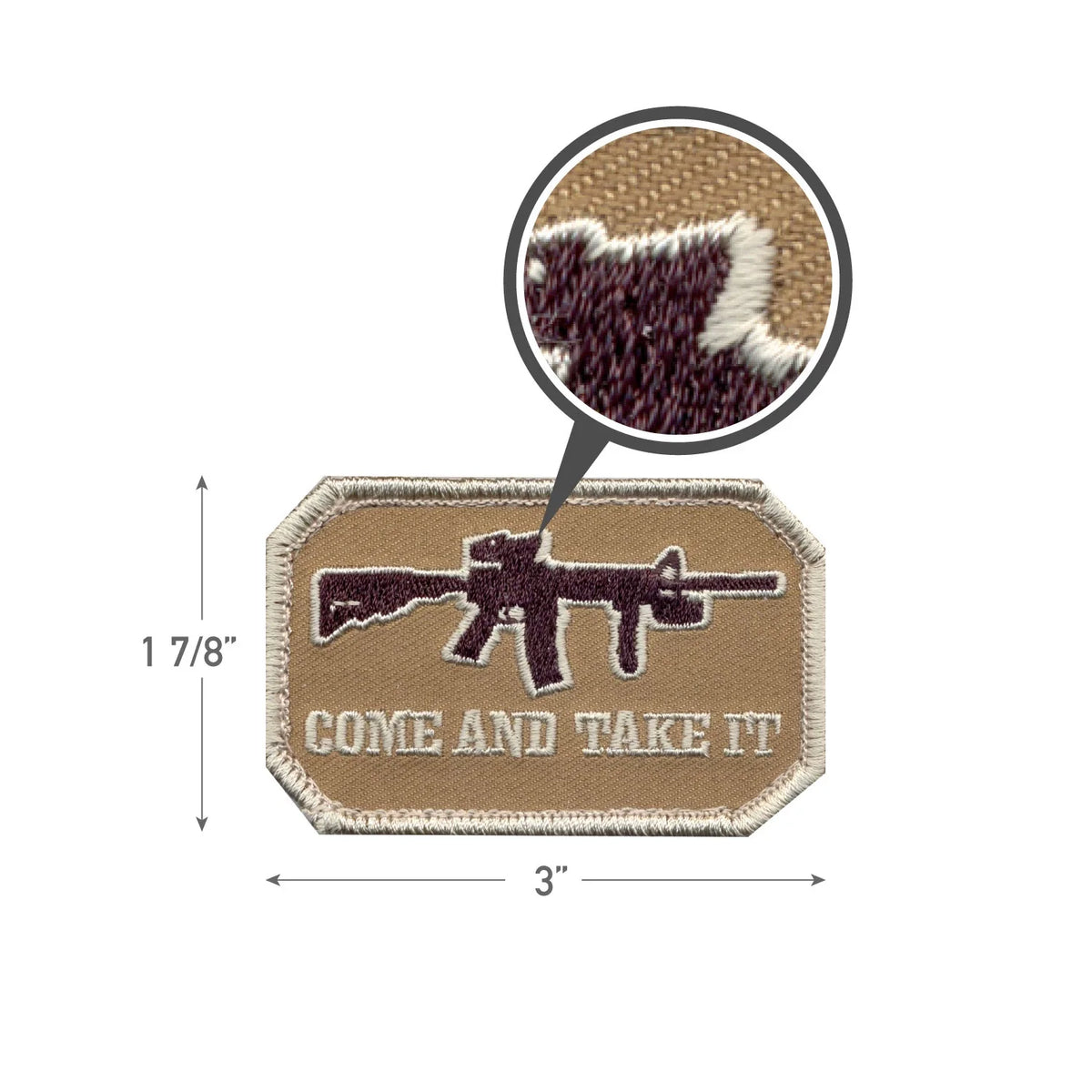 Come and Take it Morale Patch - Bulk Packaging