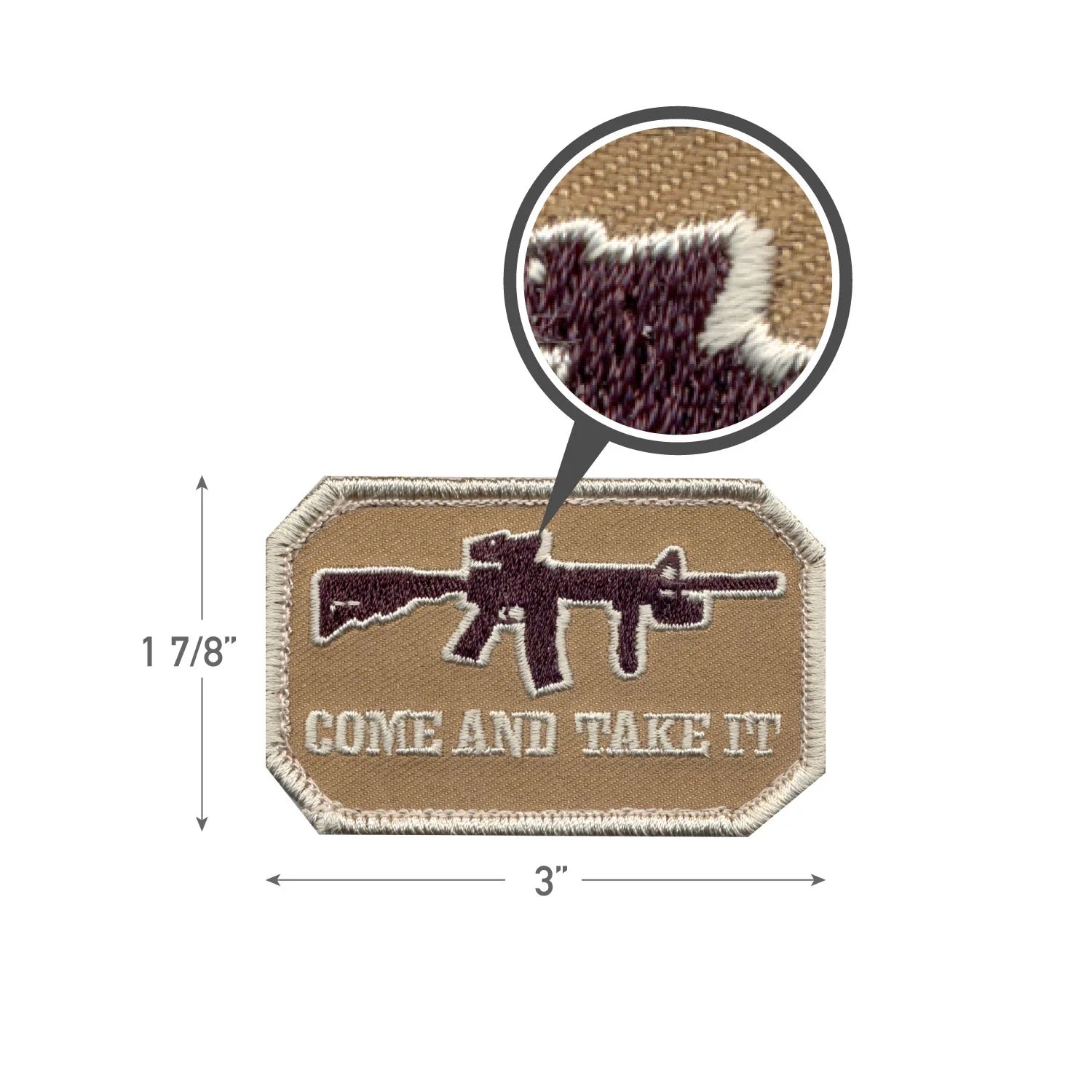 Come and Take it Morale Patch - Bulk Packaging