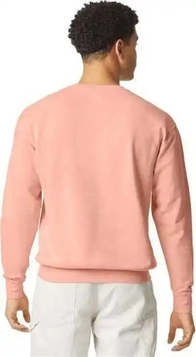 Comfort Colors 1466 Garment Dyed Lightweight Fleece Crewneck Sweatshirt - Peachy