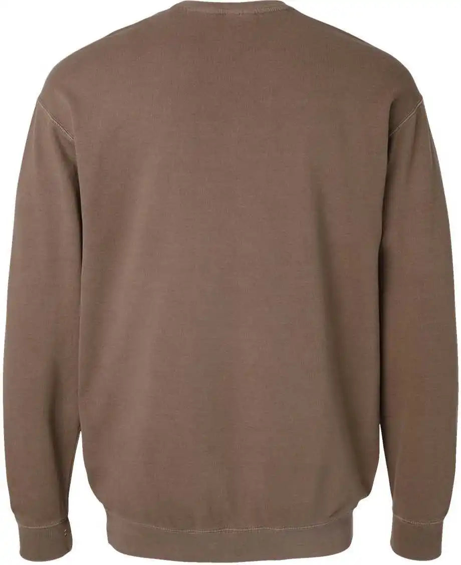 Comfort Colors 1466 Garment Dyed Lightweight Fleece Crewneck Sweatshirt Espresso