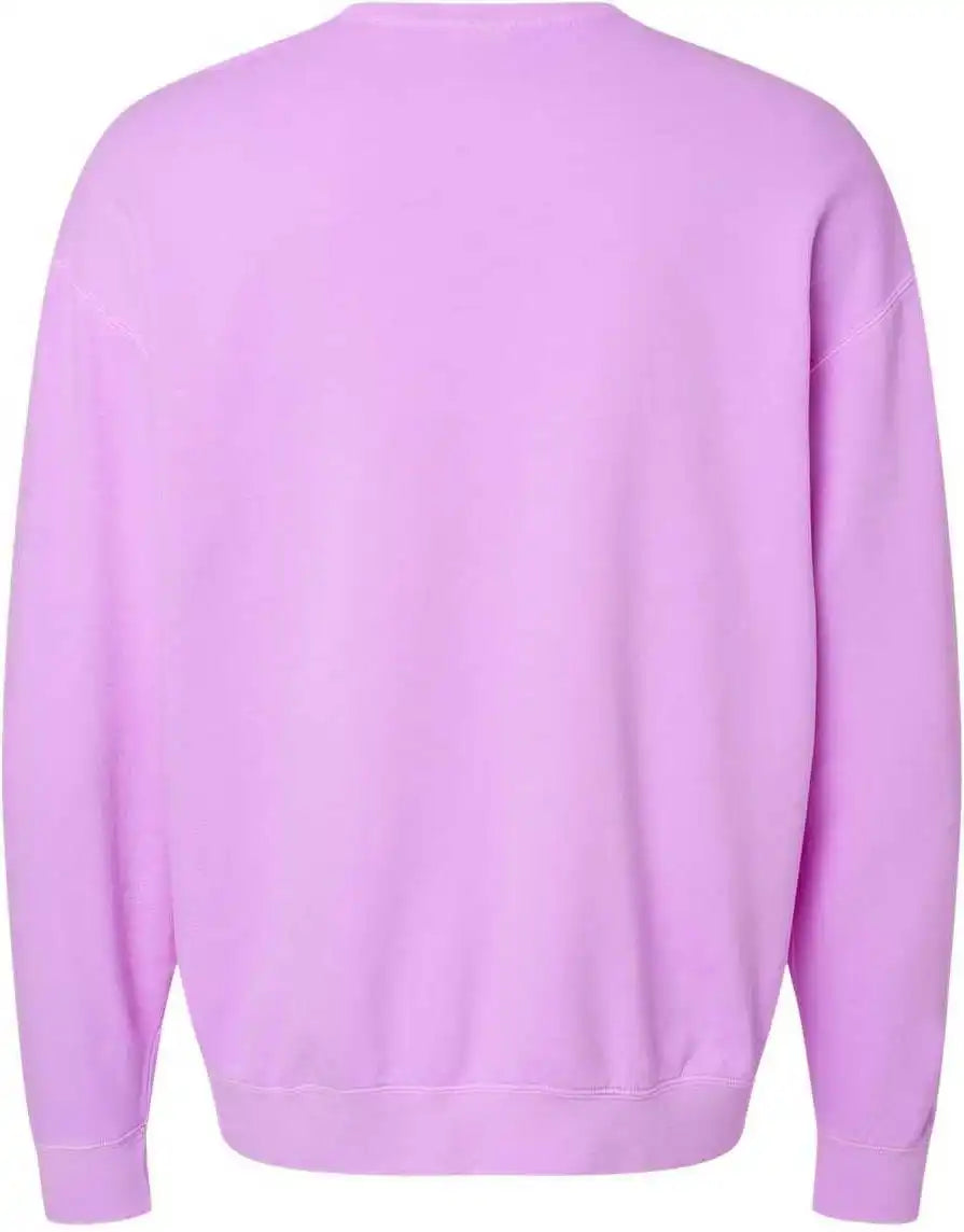 Comfort Colors 1466 Garment Dyed Lightweight Fleece Crewneck Sweatshirt Neon Violet