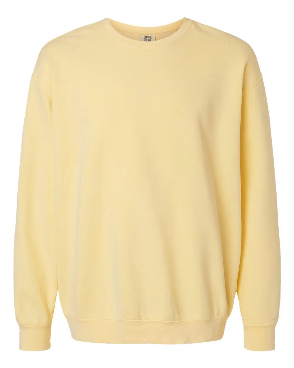 Comfort Colors 1466c Garment-dyed Lightweight Fleece Crewneck Sweatshirt - 1466 - Butter - Adult s