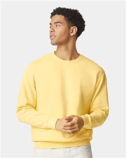 Comfort Colors 1466c Garment-dyed Lightweight Fleece Crewneck Sweatshirt - 1466 - Butter