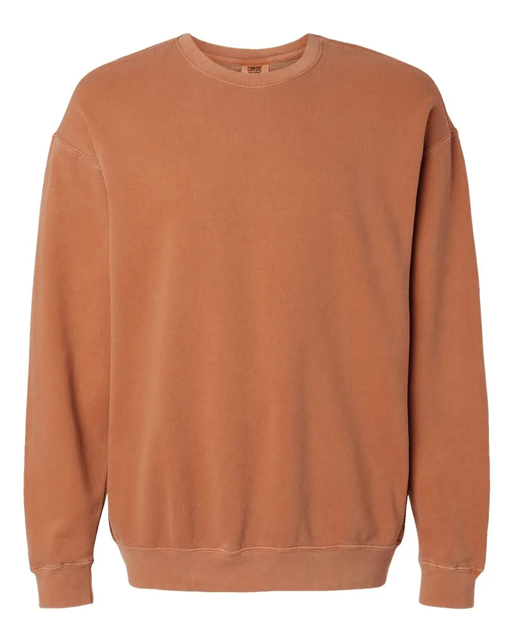 Comfort Colors 1466c Garment-dyed Lightweight Fleece Crewneck Sweatshirt - 1466 - Yam - Adult s