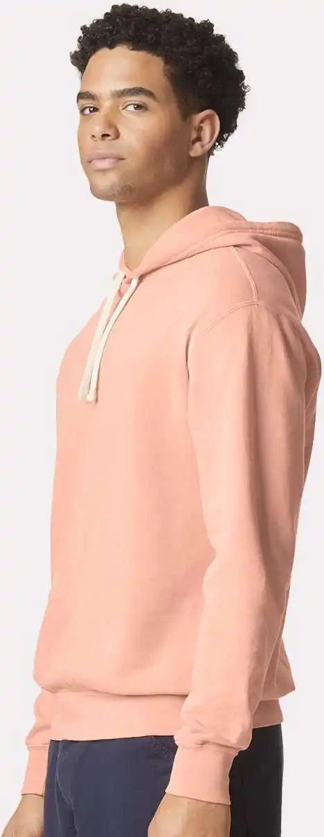 Comfort Colors 1467 Garment Dyed Lightweight Fleece Hooded Sweatshirt Peachy
