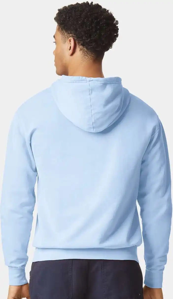 Comfort Colors 1467 Garment Dyed Lightweight Fleece Hooded Sweatshirt Hydrangea