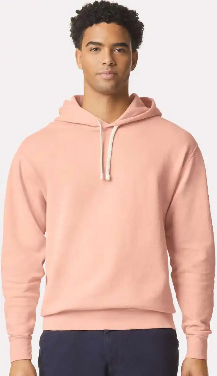 Comfort Colors 1467 Garment Dyed Lightweight Fleece Hooded Sweatshirt Peachy