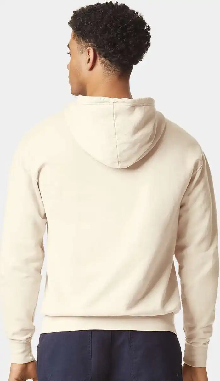 Comfort Colors 1467 Garment Dyed Lightweight Fleece Hooded Sweatshirt Ivory