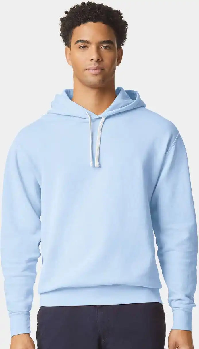 Comfort Colors 1467 Garment Dyed Lightweight Fleece Hooded Sweatshirt Hydrangea