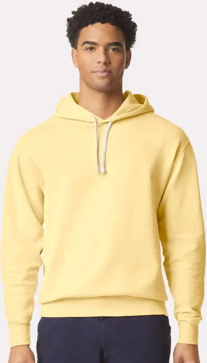 Comfort Colors 1467 Garment Dyed Lightweight Fleece Hooded Sweatshirt Butter