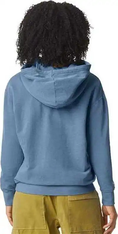 Comfort Colors 1467 Garment Dyed Lightweight Fleece Hooded Sweatshirt Blue Jean