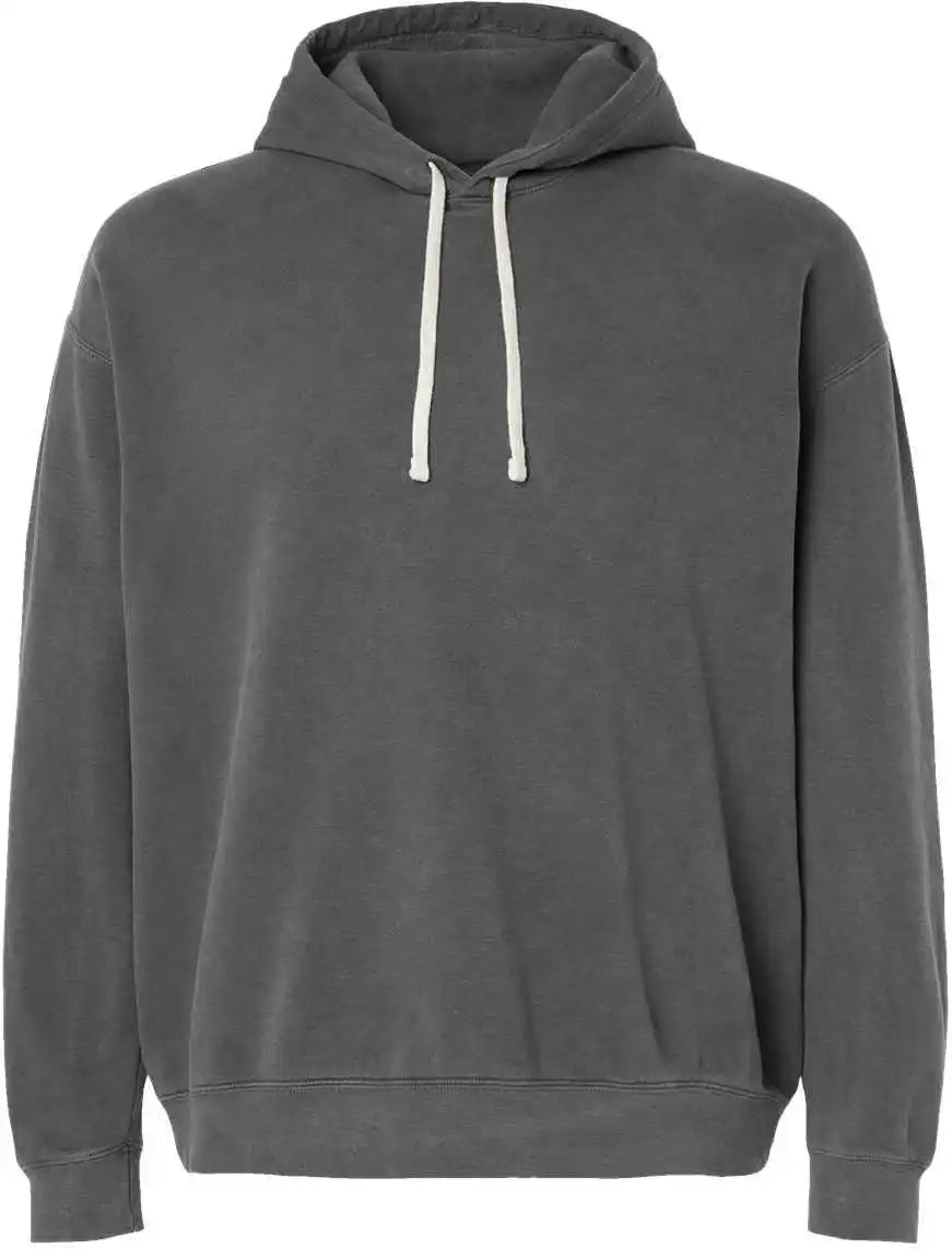 Comfort Colors 1467 Garment Dyed Lightweight Fleece Hooded Sweatshirt - Pepper